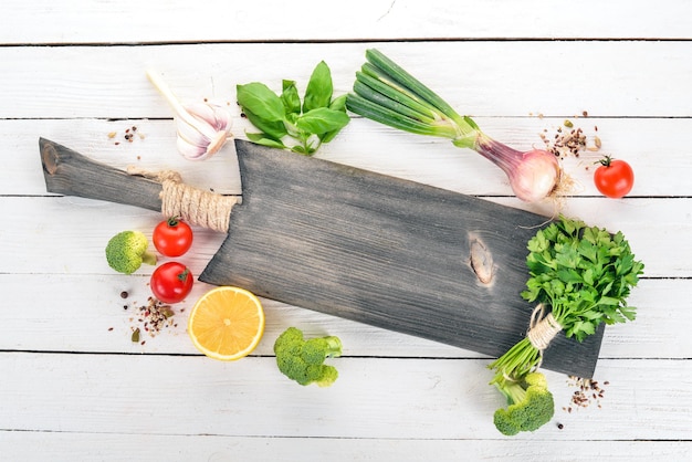 Deska z jedzeniem and kuchnia